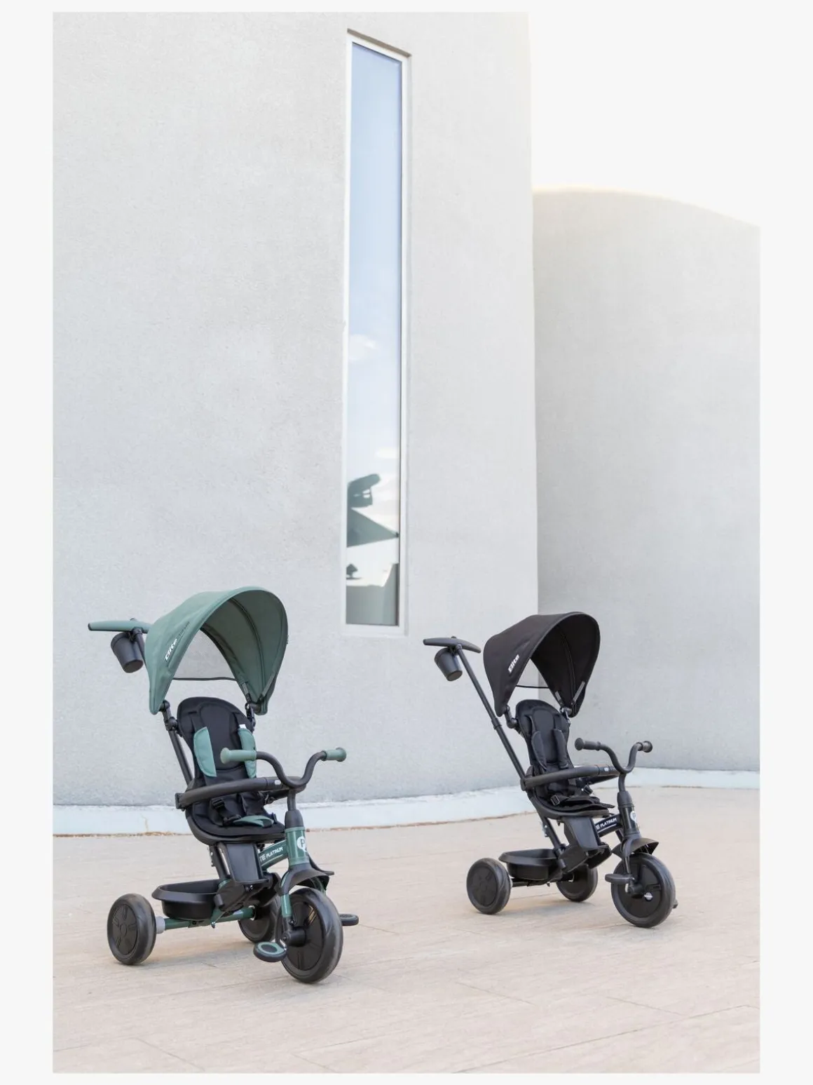 QPlay Elite Platinum Trehjulet Cykel, Sort