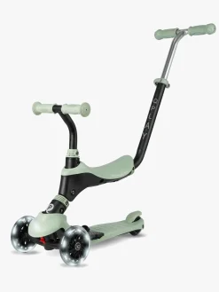 QPlay Sema Pro 5-in-1 Trehjulet Løbehjul, Grøn