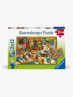 Ravensburger Christmas Toy Factory Puslespil 2x12 Brikker