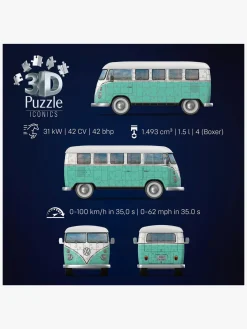 Ravensburger Iconics 3D-puslespil Volkswagen T1 185 Brikker
