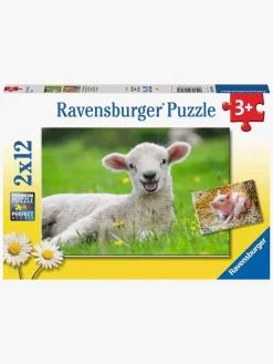 Ravensburger Puslespil Bondegårdsdyr 2x12 Brikker