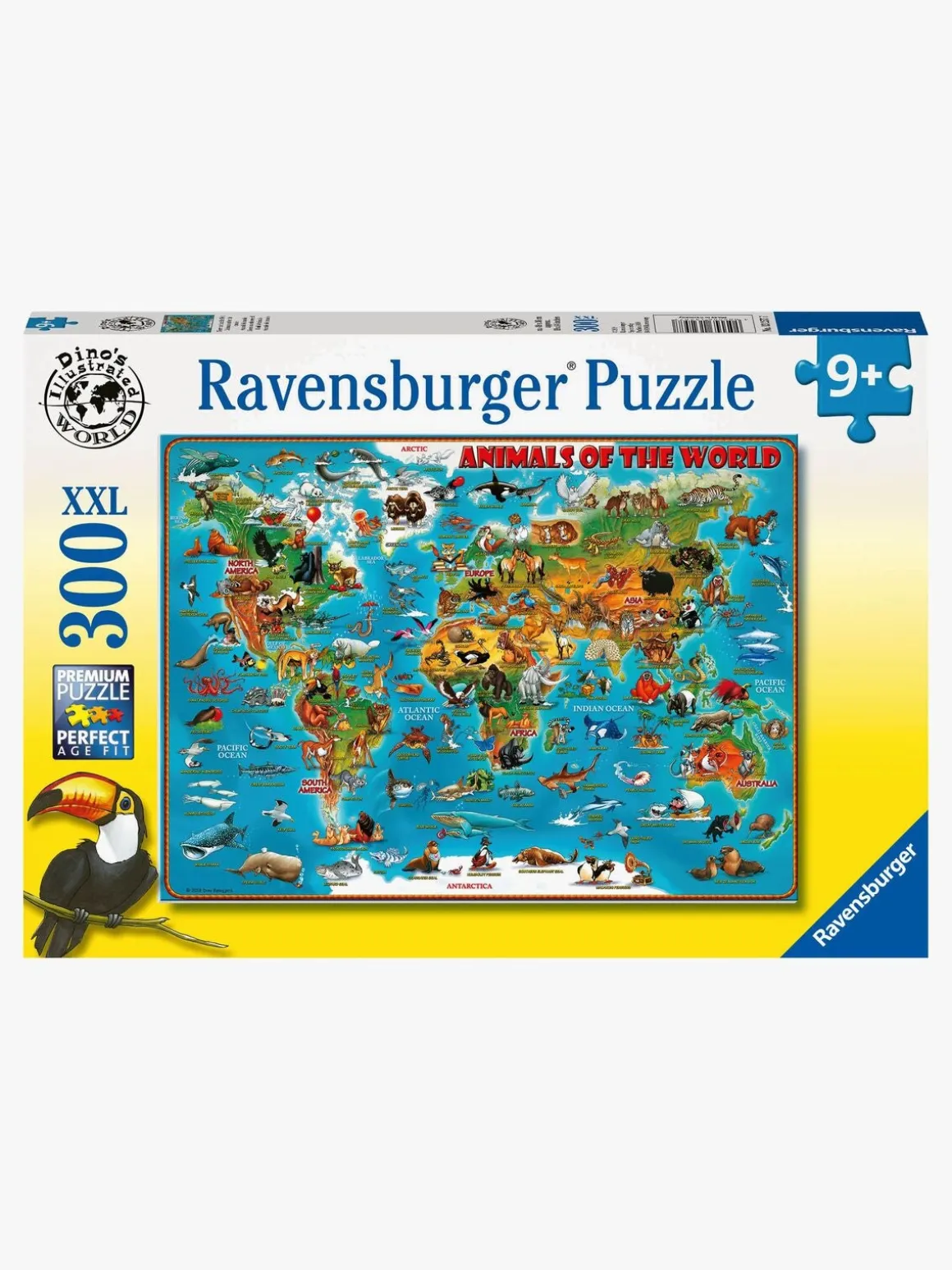 Ravensburger Puslespil Dyrenes Verden 300 Brikker