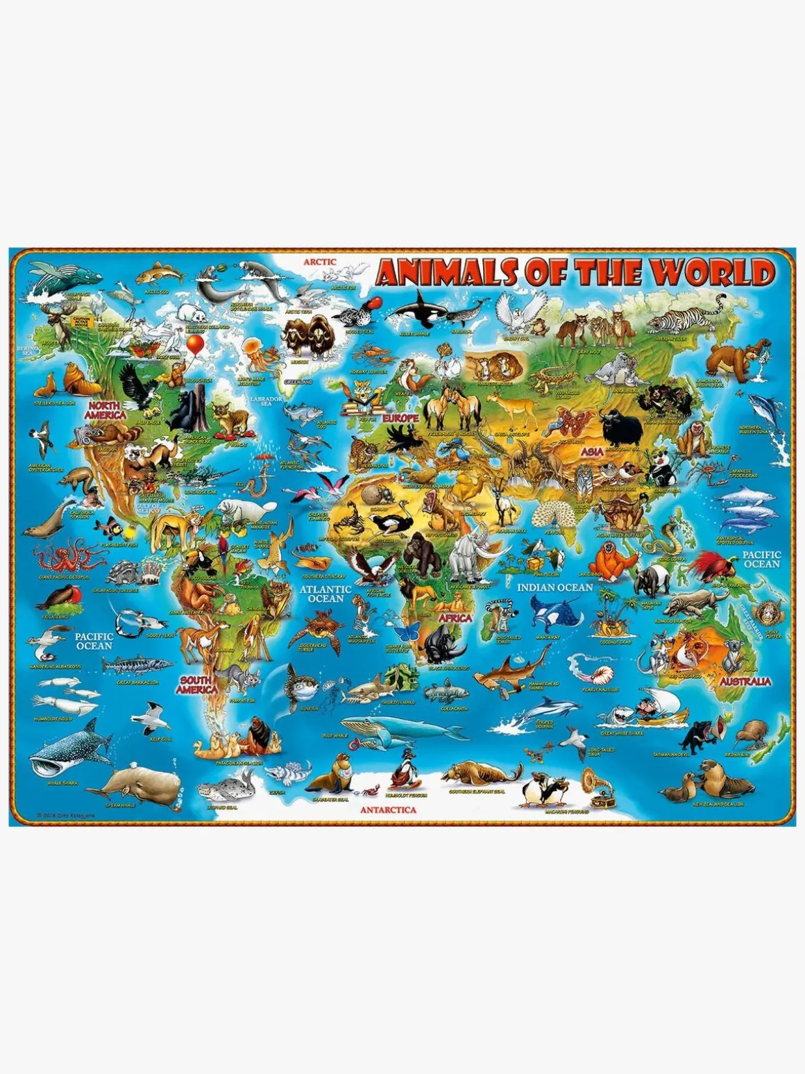 Ravensburger Puslespil Dyrenes Verden 300 Brikker