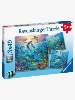 Ravensburger Puslespil Liv i Havet 3x49 Brikker