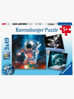 Ravensburger Puslespil Space Adventure 3x49 Brikker
