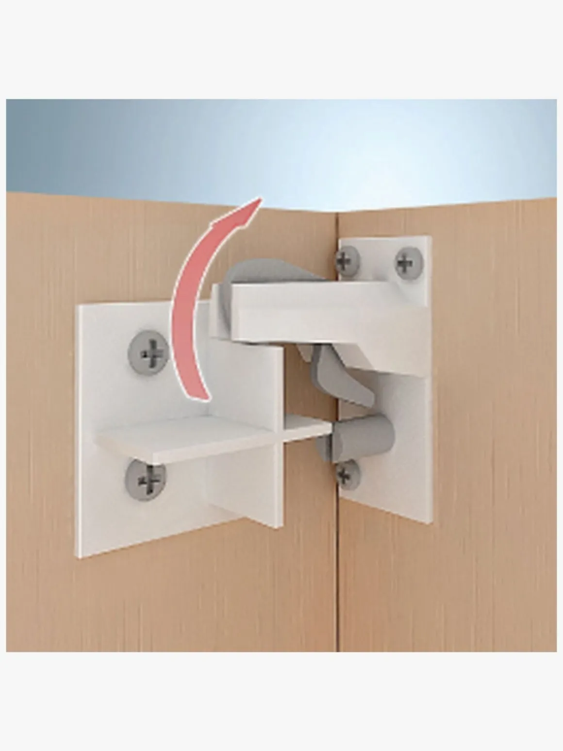 Reer Magnetisk Lås, Hvid