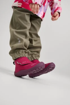 Reima Hyppii Barefoot WP Sneakers, Cool Burgundy