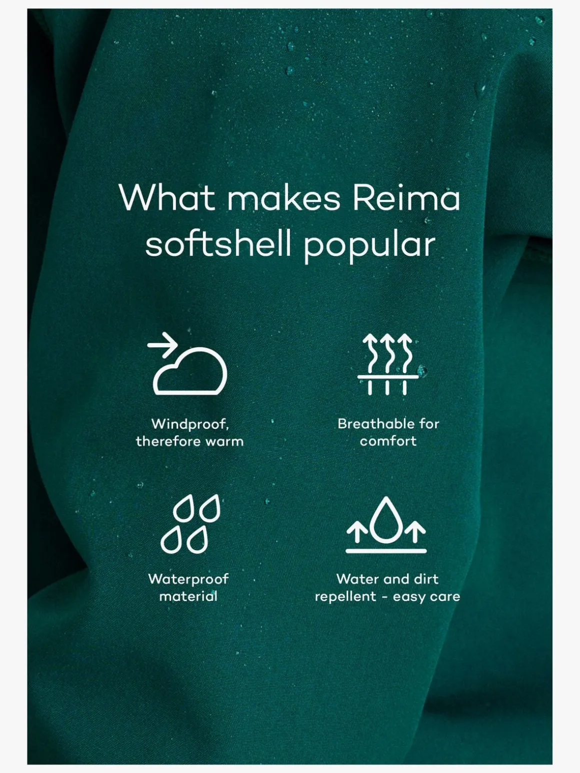 Reima Kuori Softshellbukser, Navy