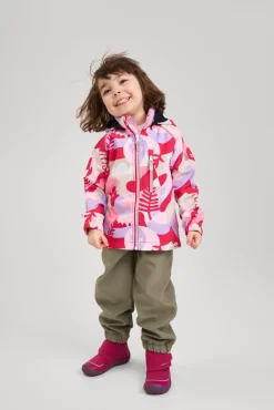 Reima Vantti Softshelljakke Mønstret, Bright Berry