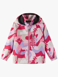 Reima Vantti Softshelljakke Mønstret, Bright Berry