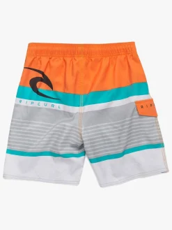Rip Curl Hawkson Easy Fit Boardshorts 16 tum, Orange Popsicle