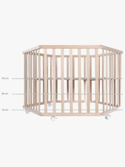 Roba Cosiplay Hexagon Kravlegård med Hjul, Wood