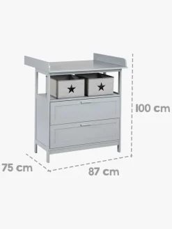 Roba Hamburg Puslekommode inkl. Adapter, Taupe