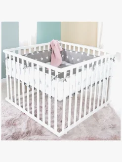 Roba Kravlegård med Hjul, Little Stars White