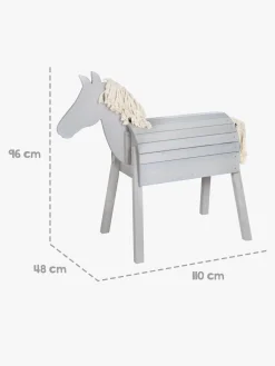Roba Udendørslegehest 96 cm, Grå