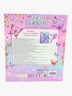 Robetoy Sommerfugl Dagbogssæt med Fjerpen