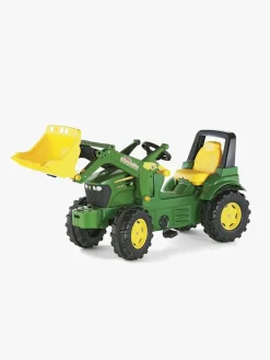 Rolly Toys Pedaltraktor Med Frontlæsser & Plastikhjul John Deere 7930