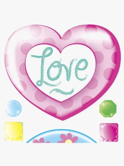 RoomMates Wallsticker Girly Wall