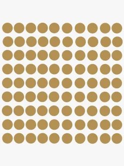 RoomMates Wallstickers Gold Confetti Dots