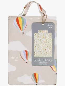 Rätt Start Sengesæt Tremmeseng 100x130 Luftballon 3 Dele, Greige