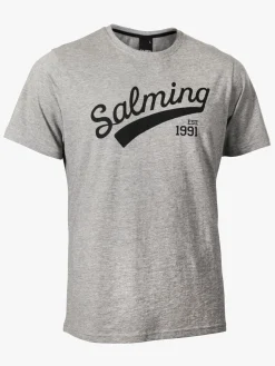 Salming Logo Tee JR T-shirt, Grey