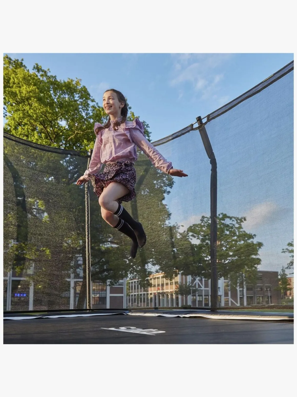 Salta Trampolin Rektangel inkl. Sikkerhedsnet 396x244 cm