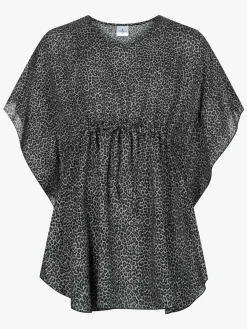 Saltabad Ellen Tunika, Grå/Sort Leo