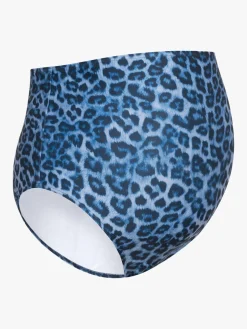 Saltabad Graviditetstrusse, Bikini, Blå/Hvid Leo