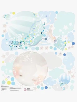 Schmooks Wallsticker Hot Air, Blue