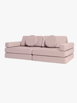 Shappy Play Bygbar Sofa 160x80 cm, Soft Pink