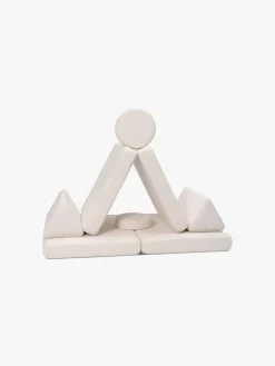 Shappy Play Teddy Bygbar Sofa 160x80 cm, Cream White