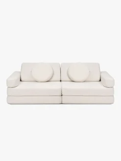 Shappy Play Teddy Bygbar Sofa 160x80 cm, Cream White