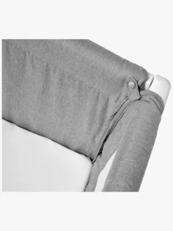 Shnuggle Air Bedside Crib, Dove Grey