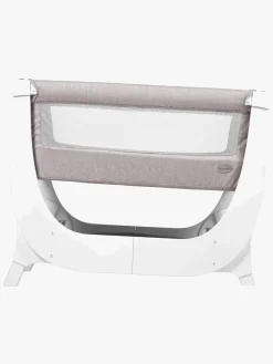 Shnuggle Air Bedside Crib, Stone Grey