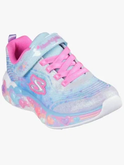Skechers ETERNAL HEART LIGHTS  Blinkende Sneakers, Blå