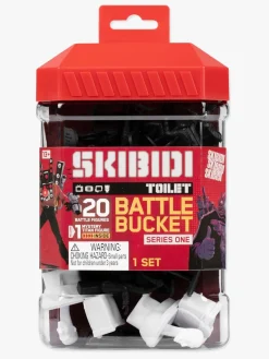 Skibidi Toilet Battle Bucket Figursæt Series 1, 20 Stk.