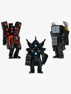 Skibidi Toilet Titan Collection Figursæt Series 1, 3-pak