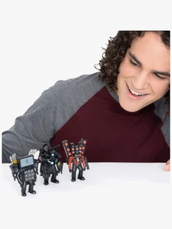 Skibidi Toilet Titan Collection Figursæt Series 1, 3-pak