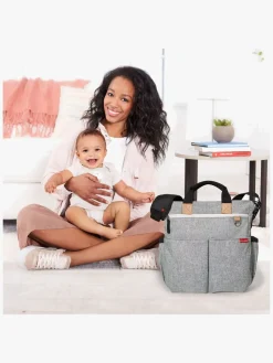 Skip Hop Duo Signature Pusletaske, Grey Melange