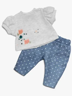 Skrållan Dukketøj Jeans Og T-Shirt