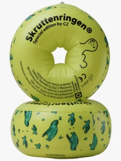 Skruttenringen Badevinger, Gul Mønstret