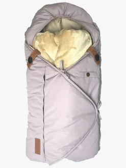 Sleepbag Mini Vinterkørepose, Dusty Purple/Brown