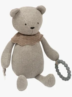 Smallstuff Aktivitetslegetøj Bjørn, Sandy/Grey