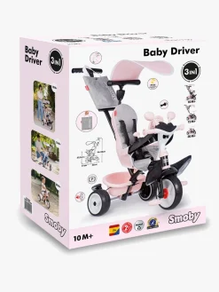 Smoby Baby Driver Trehjulet Cykel Plus, Pink
