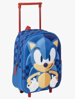 Sonic Kids Rygsæk Trolley 3D, Blå