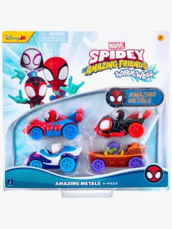 Spidey And His Amazing Friends Bilsæt 4-pak
