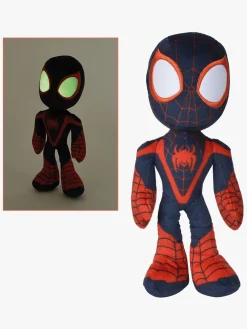 Spidey and His Amazing Friends Bamse Miles Morales Selvlysende 25 cm