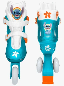 Stamp Stitch Justerbar 2-i-1 Inliners Størrelse 27-30, Grøn/Blå