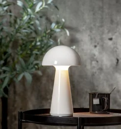 Star Trading Bordlampe Mushroom, Hvid
