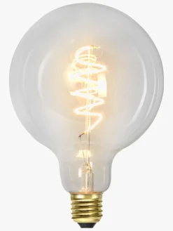 Star Trading LED-lampe E27 G125 Decoled Spiral Clear 3-step Memory